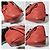 Borsa mini dome in pelle di vitello GUCCI rossa Rosso - vista 14