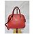 Borsa mini dome in pelle di vitello GUCCI rossa Rosso - vista 4
