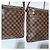Borsa a tracolla/messenger Brooklyn MM Damier Ebene Louis Vuitton marrone - vista 12