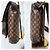 Borsa a tracolla/messenger Brooklyn MM Damier Ebene Louis Vuitton marrone - vista 9