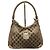 Bolso hobo mediano D-Ring Abbey de tela GG de GUCCI oro Dorado