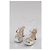Mach & Mach Silver leather heels - view 3