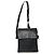 Borsa messenger/crossbody Shaldon in pelle nera di Burberry Nero