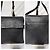 Borsa messenger/crossbody Shaldon in pelle nera di Burberry Nero - vista 12