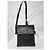 Borsa messenger/crossbody Shaldon in pelle nera di Burberry Nero - vista 3