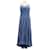Autre Marque Rene Ruiz Collection Blue Iridescent Beaded Strapless Gown / Formal Dress Silk  ref.1962564