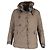Brunello Cucinelli Fur Trim Double-Breasted Down Jacket in Brown Polyamide