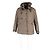 Brunello Cucinelli Fur Trim Double-Breasted Down Jacket in Brown Polyamide - view 4