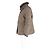 Brunello Cucinelli Fur Trim Double-Breasted Down Jacket in Brown Polyamide - view 5
