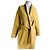 Autre Marque Abrigo Spoon Amarillo de Lana y Alpaca - vista 2