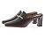 Mules e zoccoli TOD'S T.EU 39 Pelle Marrone - vista 3