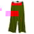 Autre Marque ME + EM Trousers T.FR 40 Polyester Red  ref.1962728