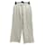 Autre Marque NON SIGNE / UNSIGNED Trousers T.International M Cotton White  ref.1962779