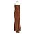 RAT & BOA Vestidos T.Internacional S Viscosa Castaño