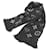 Louis Vuitton Echarpe Mania Shine Scarf Black Silk Wool  ref.1963283
