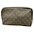 Pochete de Banheiro Monograma Verdadeiro Louis Vuitton 28 Marrom  ref.1963480