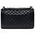 Sac CHANEL Boy en Cuir Noir - 102406 - vue 4