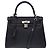 Hermès Sac HERMES Kelly 25 en Cuir Noir - 102379