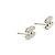 Chanel 2024 Pendientes de Micro Cristales de Rhinestone CC Plateados Plata - vista 2