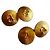 Gemelli vintage Chanel CC placcati oro D'oro