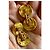 Gemelli vintage Chanel CC placcati oro D'oro - vista 10