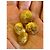 Gemelli vintage Chanel CC placcati oro D'oro - vista 6