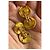 Gemelli vintage Chanel CC placcati oro D'oro - vista 9
