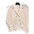 Camicia bianca vintage Chanel doppiopetto, 38 Bianco Crudo