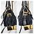 Borsa Bauletto in Nylon e Pelle Nera PRADA Nero - vista 7