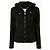 Felpa con zip Vintage Chanel Sport Line, 38 EU Nero Grigio antracite Silver hardware
