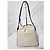 Alexander Wang Canvas Schultertasche Creme/Schwarz Roh - Ansicht 4