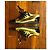 Vintage Chanel Gold/Schwarze Lack- und Leder-Sneaker mit Kappe, 37,5 - Ansicht 12
