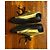 Vintage Chanel Gold/Schwarze Lack- und Leder-Sneaker mit Kappe, 37,5 - Ansicht 13