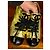 Vintage Chanel Gold/Schwarze Lack- und Leder-Sneaker mit Kappe, 37,5 - Ansicht 16