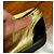 Vintage Chanel Gold/Schwarze Lack- und Leder-Sneaker mit Kappe, 37,5 - Ansicht 17