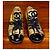 Vintage Chanel Gold/Schwarze Lack- und Leder-Sneaker mit Kappe, 37,5 - Ansicht 4