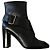 Botines de cuero negro Louis Vuitton