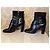 Botines de cuero negro Louis Vuitton - vista 5