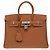 Hermès HERMES Birkin 25 Tasche aus goldenem Leder - 102380 - Ansicht 3