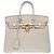 Hermès Sac HERMES Birkin 25 en Cuir Gris - 102381 - vue 3