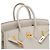 Hermès Sac HERMES Birkin 25 en Cuir Gris - 102381 - vue 7