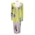 Prabal Gurung Yellow / Grey / Black Knit Cardigan Dress Viscose  ref.1965081