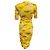 Vestido fruncido floral amarillo Kenzo - vista 3