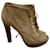 Stuart Weitzman Tacchi peep toe con lacci Marrone Cammello