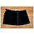 Falda de lana con botones decorativos de doble cara Chanel, años 90 Negro Gris antracita Gold hardware - vista 14