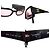 Occhiali da sole tinti Chanel Nero Oro Logo Rosa Rosso 05977 D'oro - vista 5