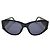 Occhiali da sole Chanel Nero Argento Logo CC 06917 - vista 2
