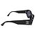 Occhiali da sole Chanel Nero Argento Logo CC 06917 - vista 3