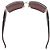 Chanel CC Logo randlose Strass Sonnenbrille rot silber 4095-B - Ansicht 4