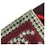 Chanel CC Logo randlose Strass Sonnenbrille rot silber 4095-B - Ansicht 9